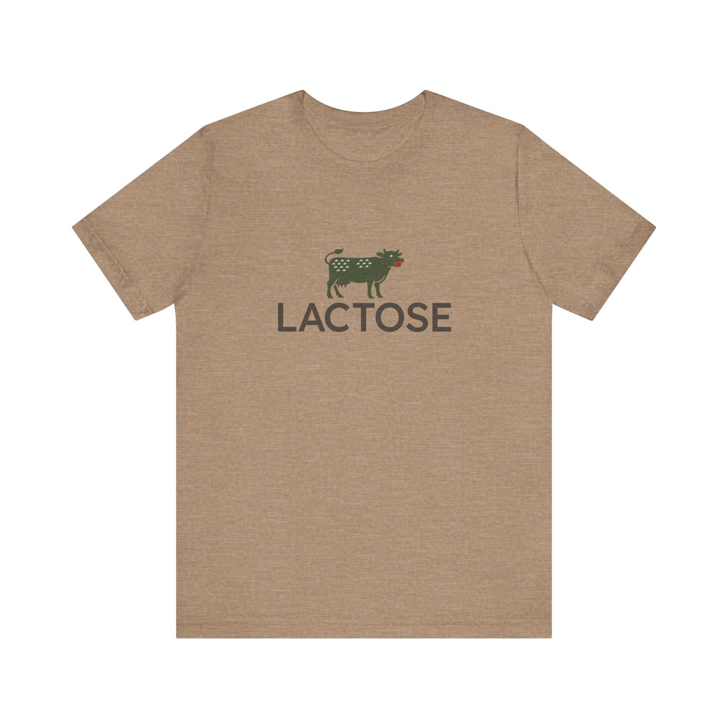 Life is a Beautiful… Typo – LACTOSE Logo Parody Retro Tee (Light)
