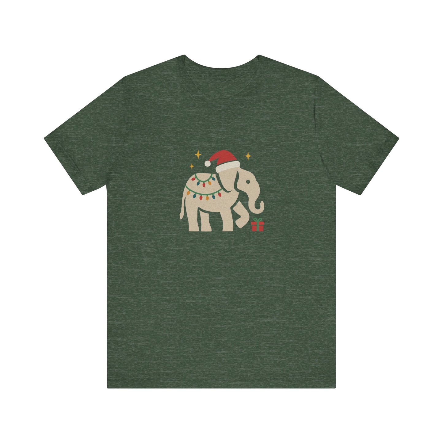 White Elephant Season — Retro Christmas Graphic Tee (Dark)