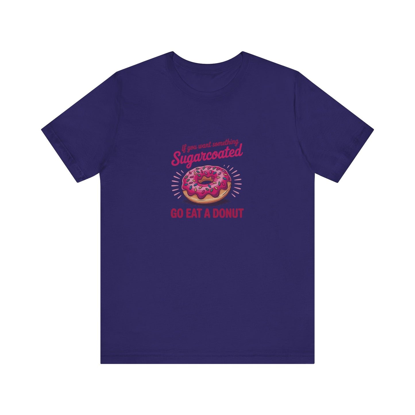 Sugarcoated (Go Eat a Donut) — Retro Graphic Tee (Dark)