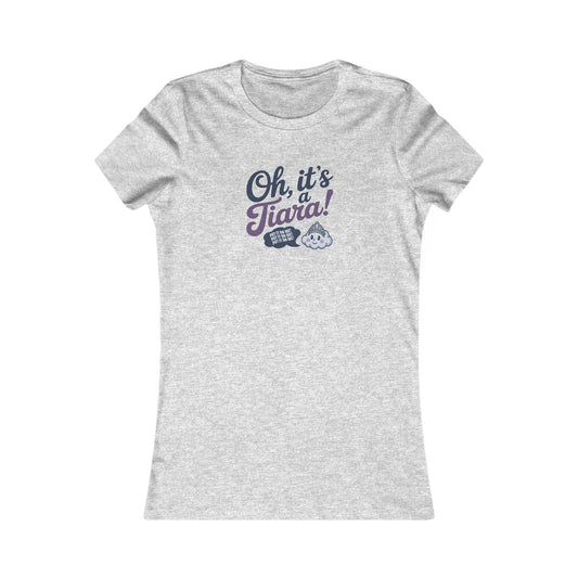 Oh, It’s a Tiara! (Put It On Me!) — Amy Farrah Fowler Retro Women's Tee (Light)