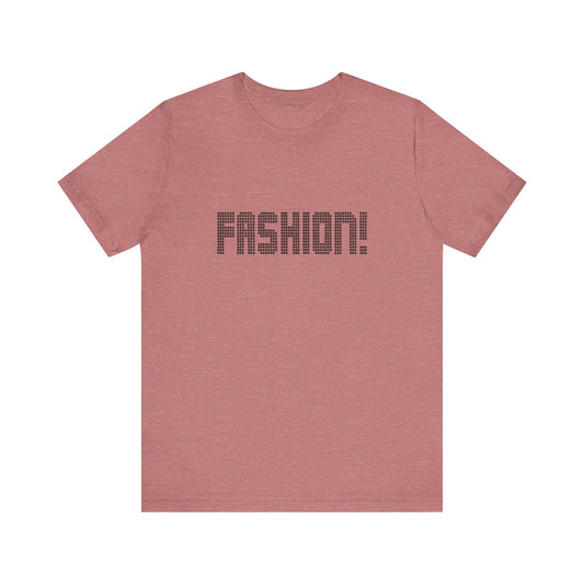 FASHION! — Psych Faux Rhinestones Retro Tee (Light)
