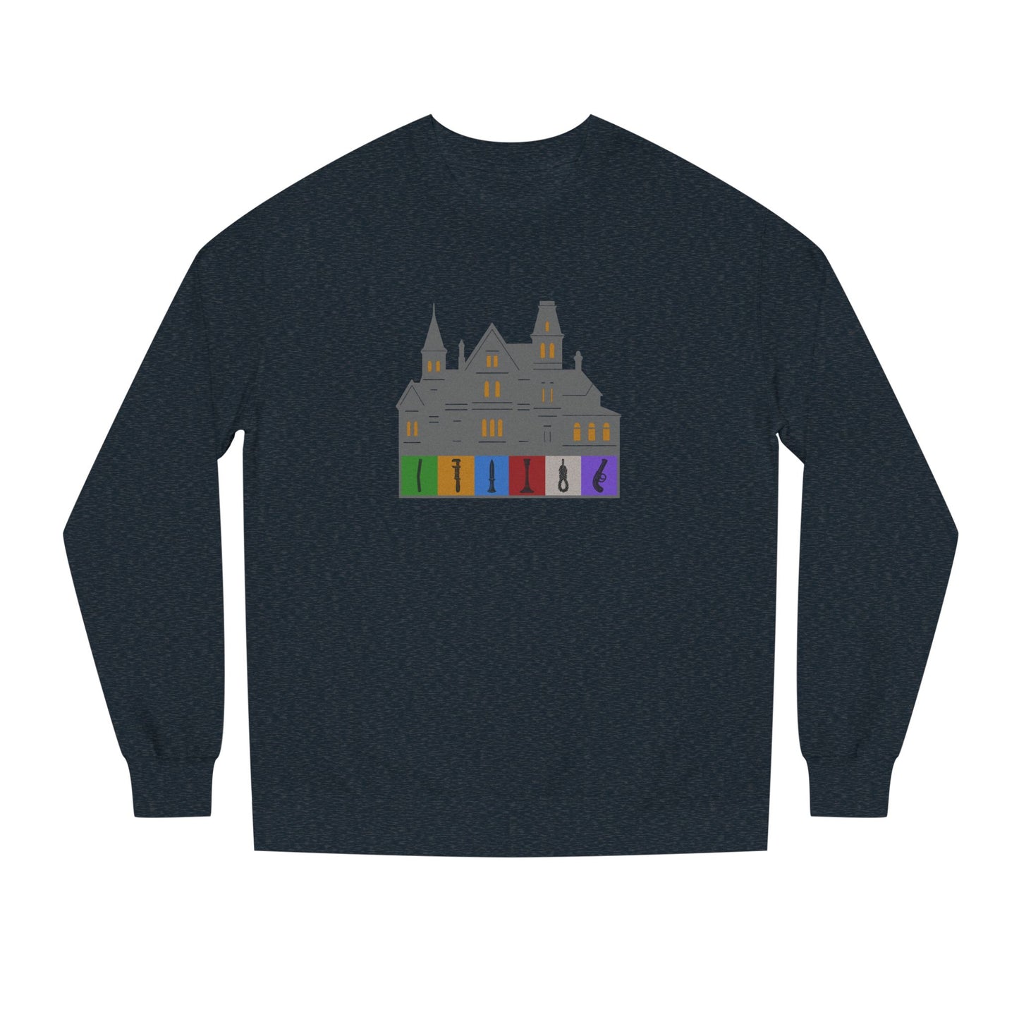 Welcome to Hill House (Off Route 41) — Clue Retro Sweatshirt (Dark)