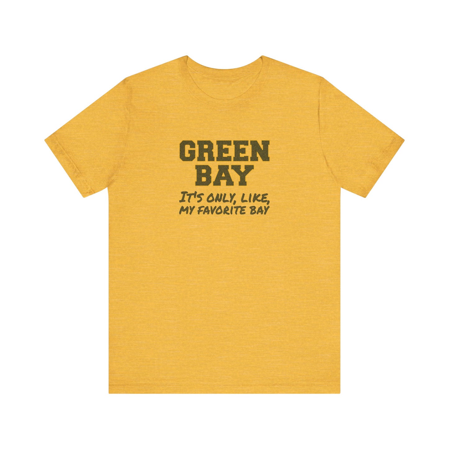 Green Bay (My Favorite Bay) — Phoebe Buffay Football Tee (Light)