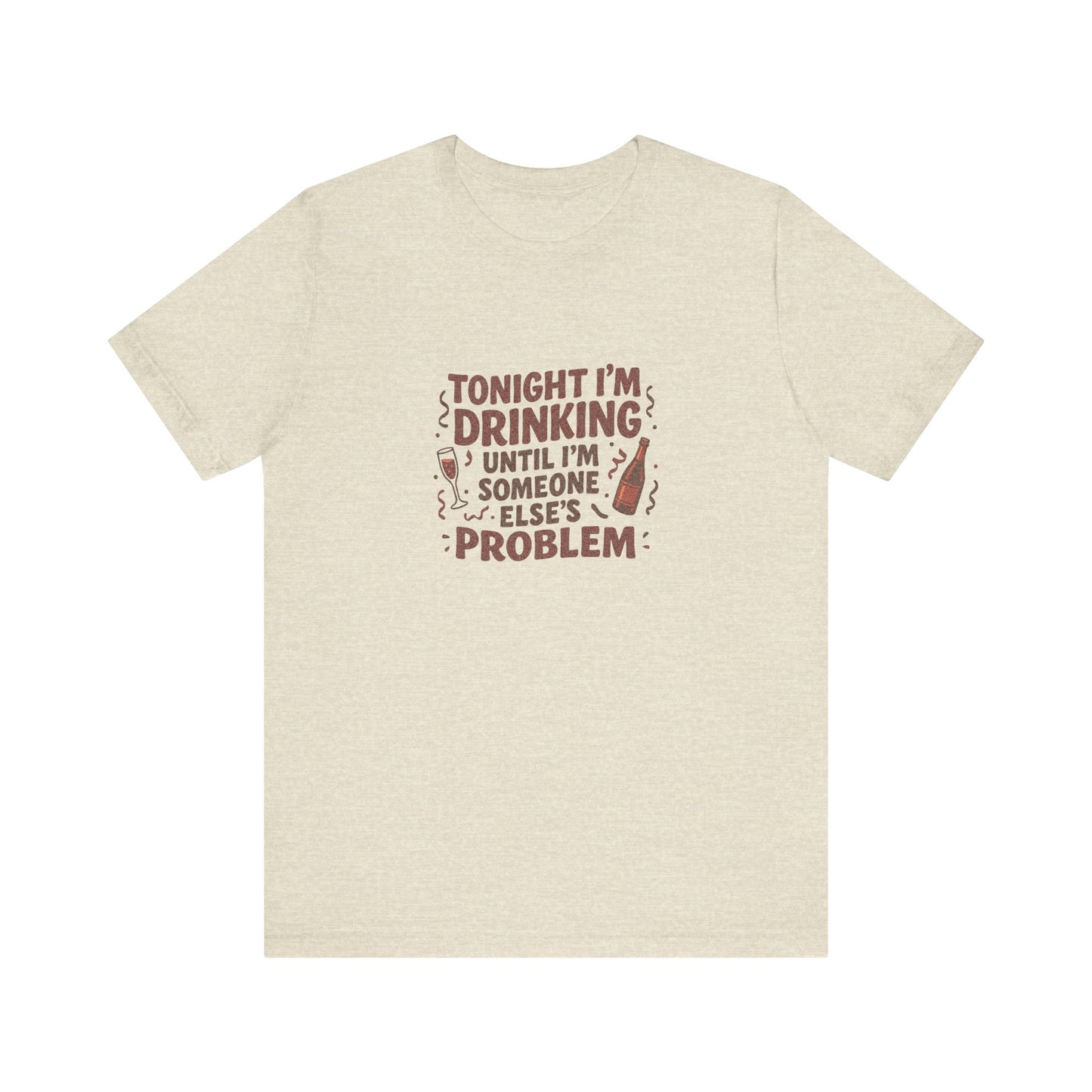 The Problem is Coming From Inside the Bar — Retro Tee (Light)