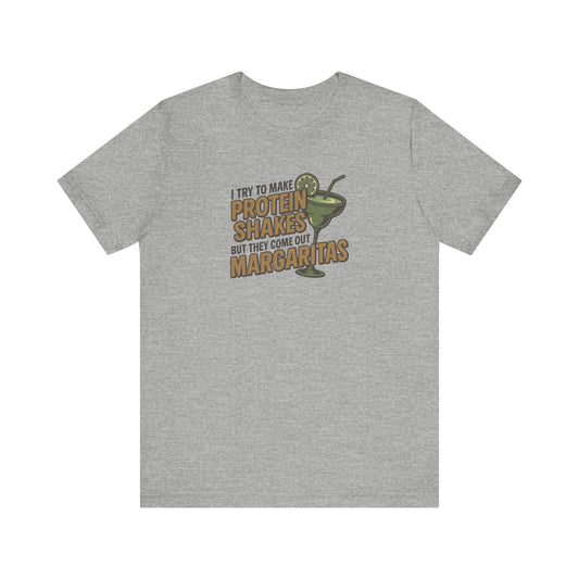 Protein Shakes (Oops, All Margaritas) — Retro Tee (Light)
