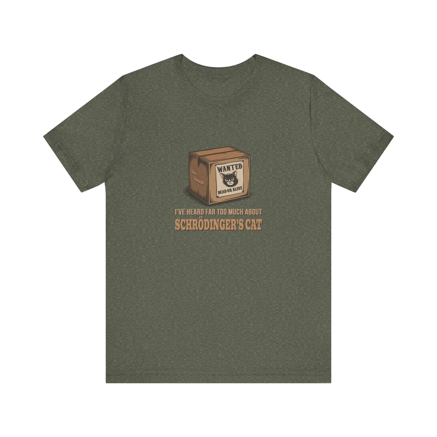 Schrödinger’s Cat — Big Bang Theory Retro Tee (Dark)
