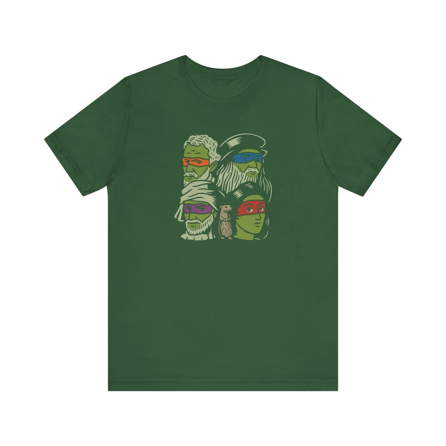 Renaissance Ninja Turtles — TMNT Retro Tee (Dark)