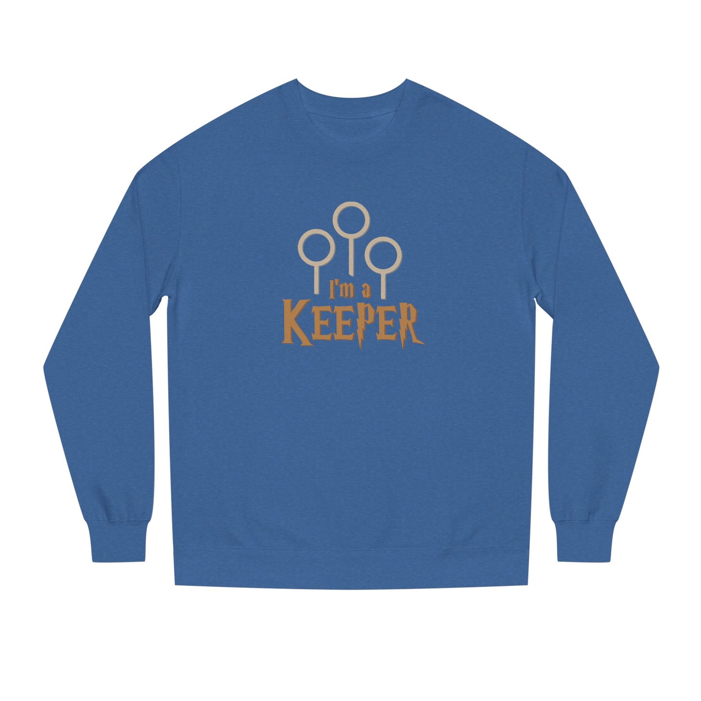 I’m a Keeper — Harry Potter Quidditch Retro Sweatshirt (Dark)