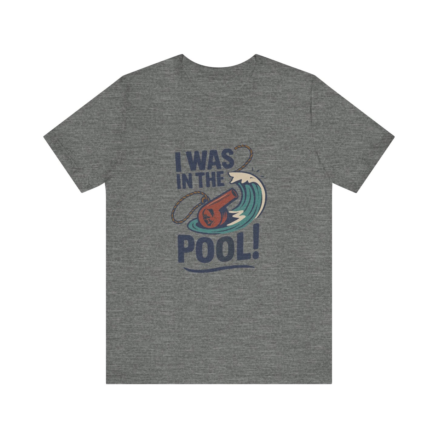 I Was in the Pool! — George Costanza Shrinkage Retro Tee (Light)