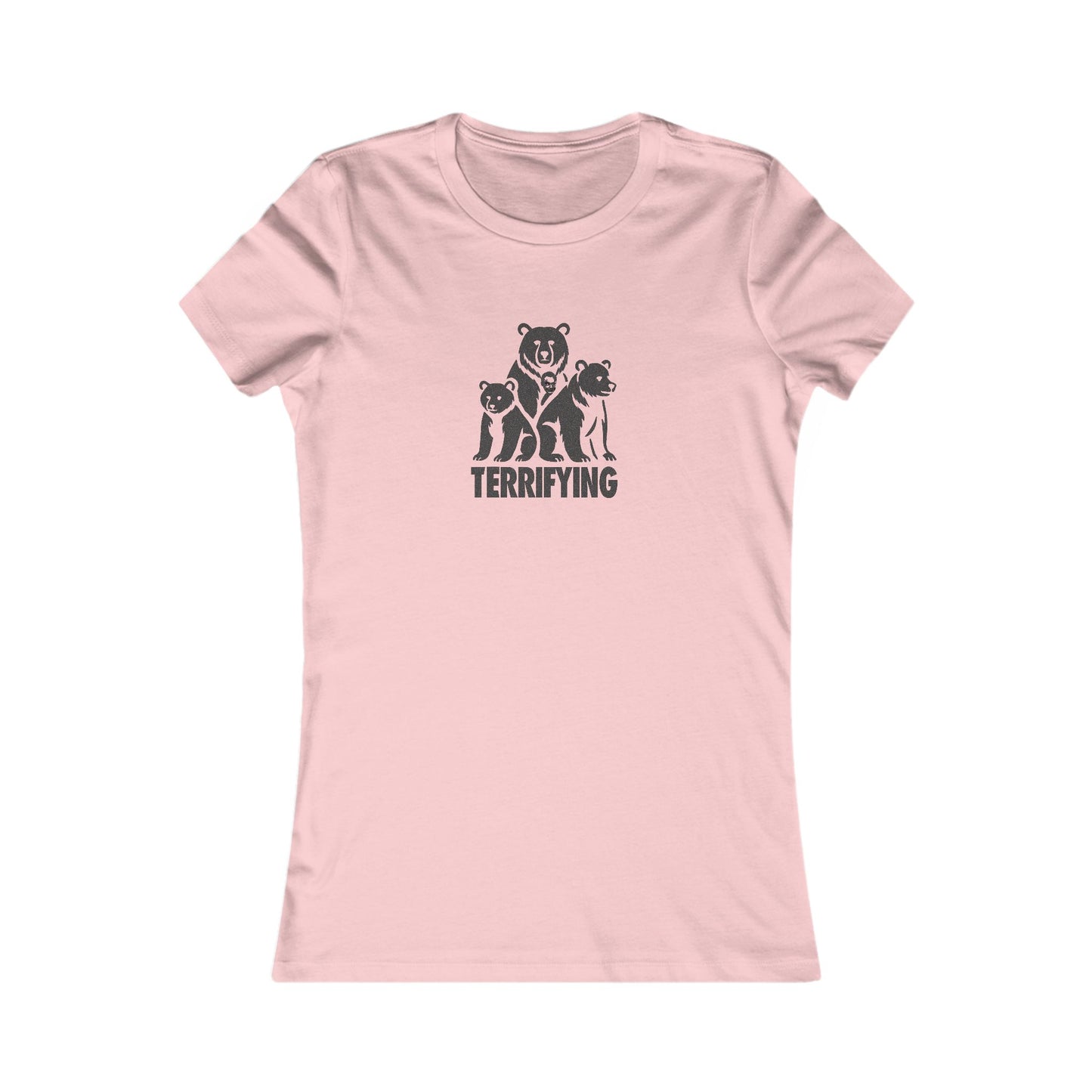 Bears Are Terrifying — Retro Silhouette Women's Tee (Light)