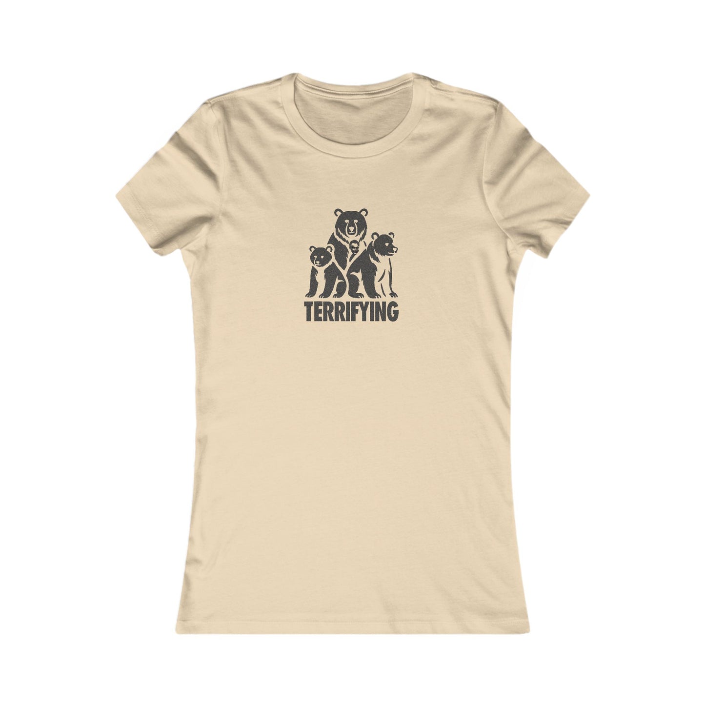 Bears Are Terrifying — Retro Silhouette Women's Tee (Light)