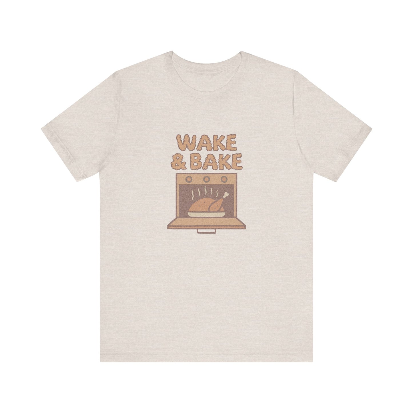 Wake & Bake — Retro Thanksgiving Turkey Tee (Light)