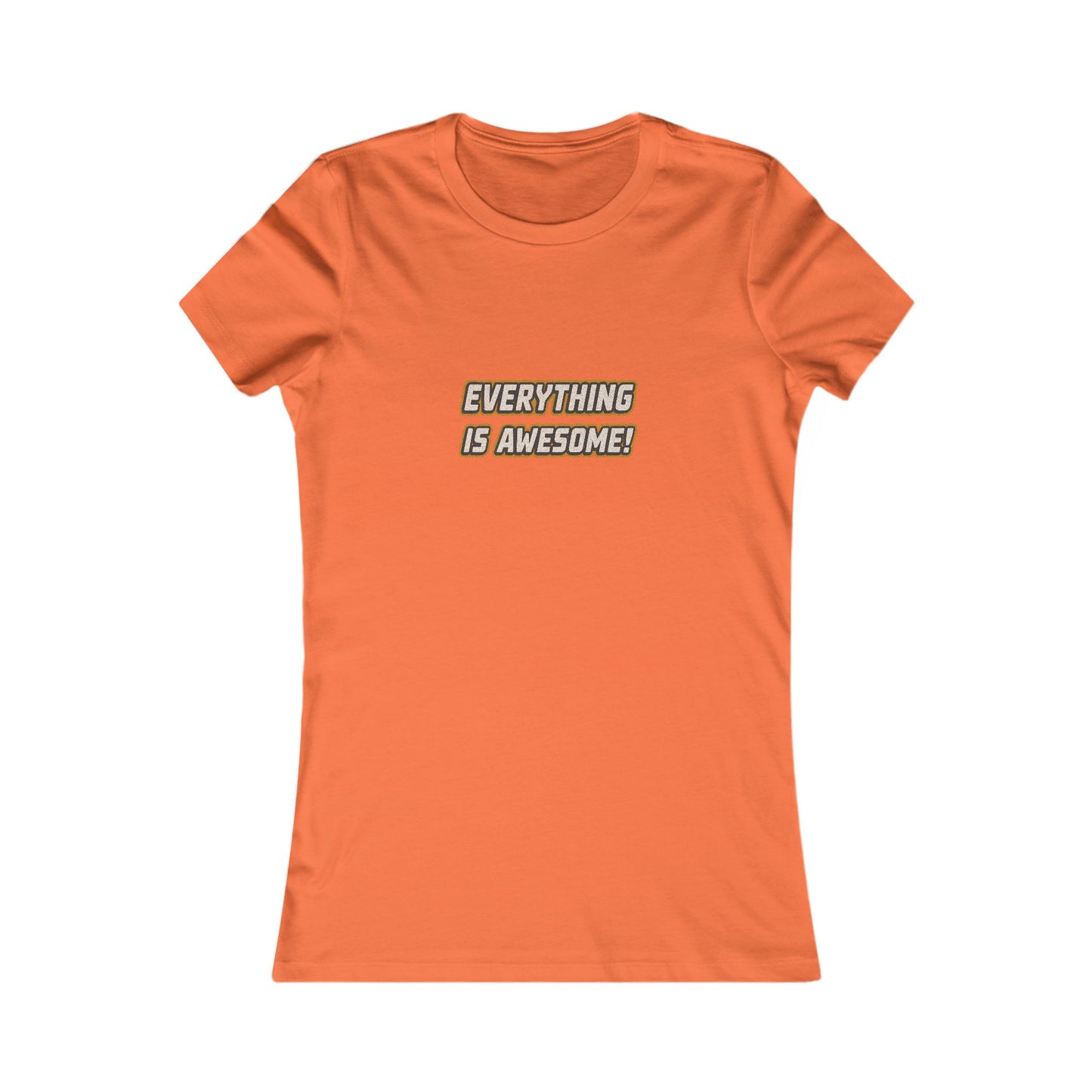 Everything is Awesome! — The LEGO Movie-Inspired Retro Women's Tee (Light)