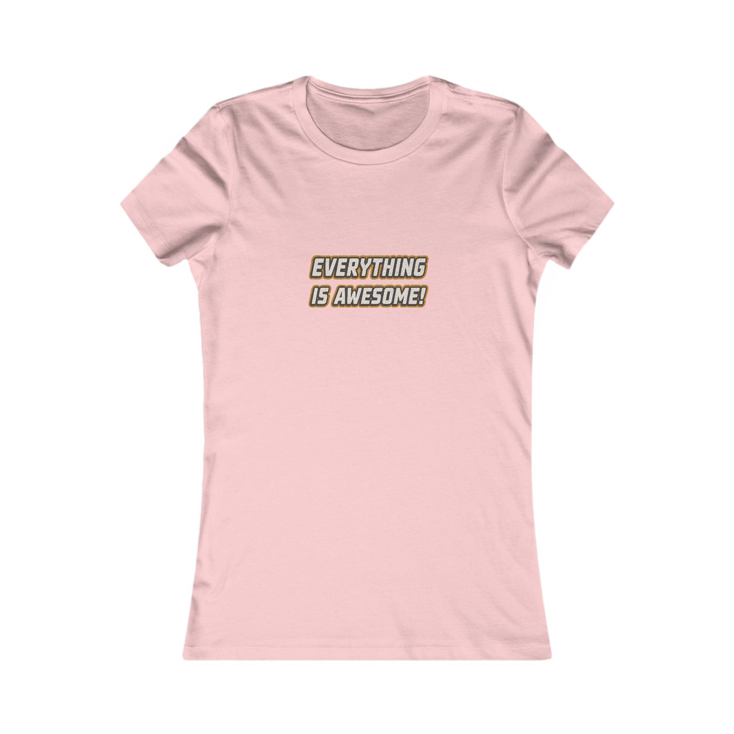 Everything is Awesome! — The LEGO Movie-Inspired Retro Women's Tee (Light)