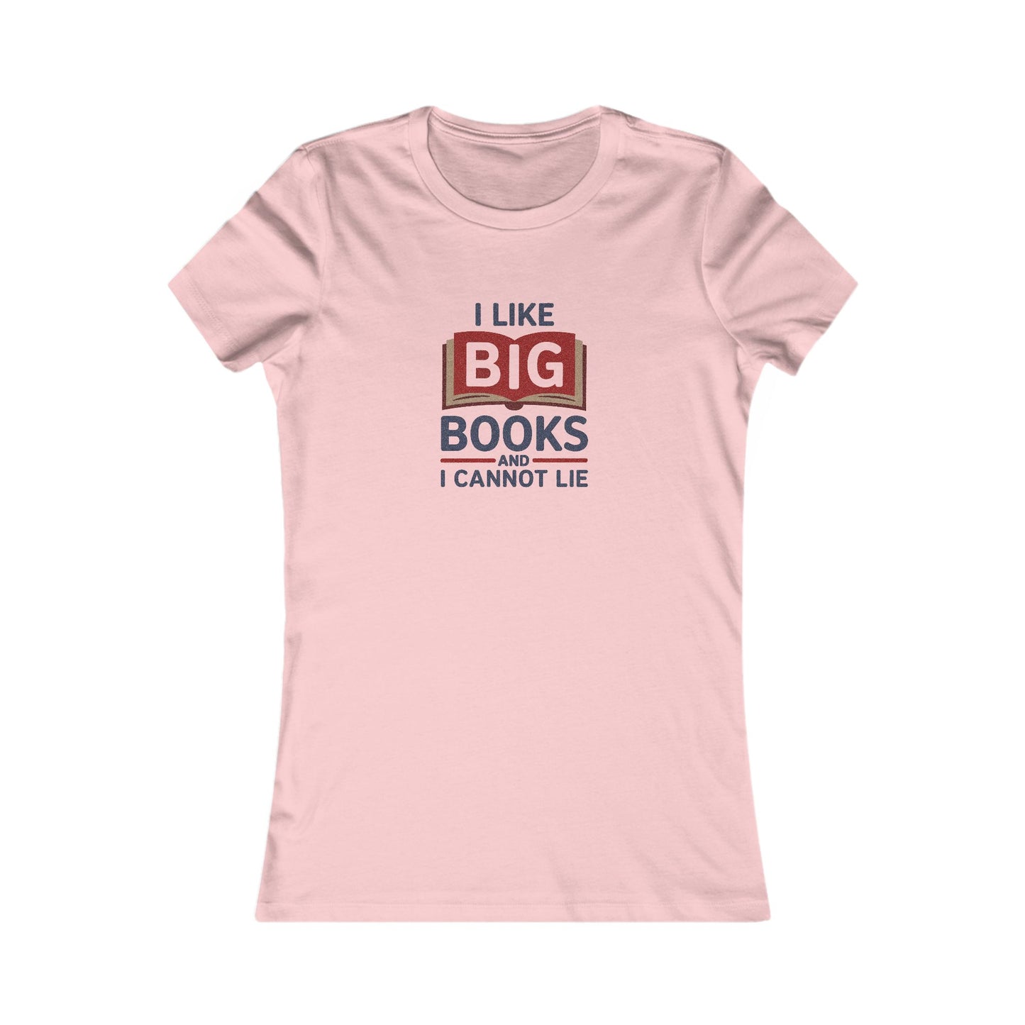 I Like Big Books and I Cannot Lie — Bibliophile Retro Women's Tee (Light)