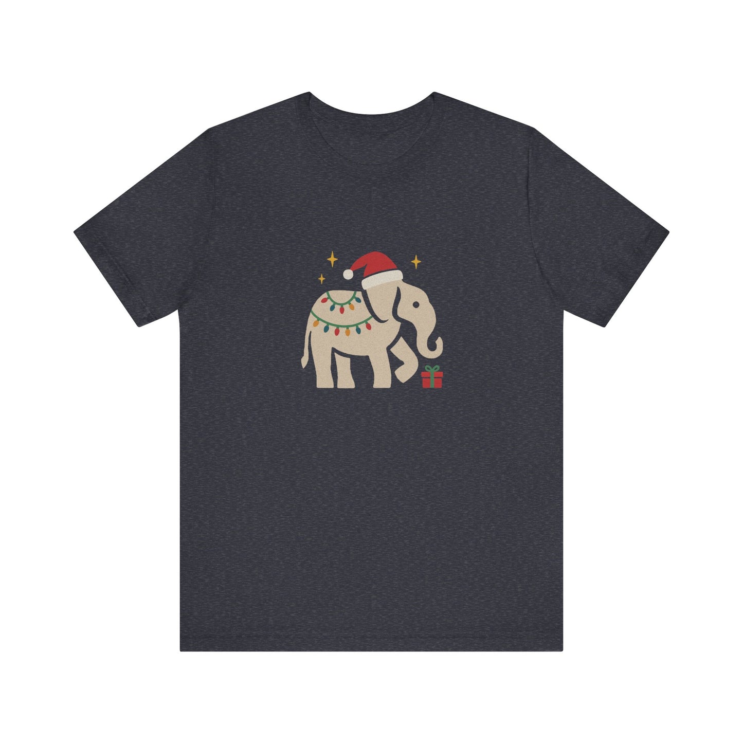 White Elephant Season — Retro Christmas Graphic Tee (Dark)