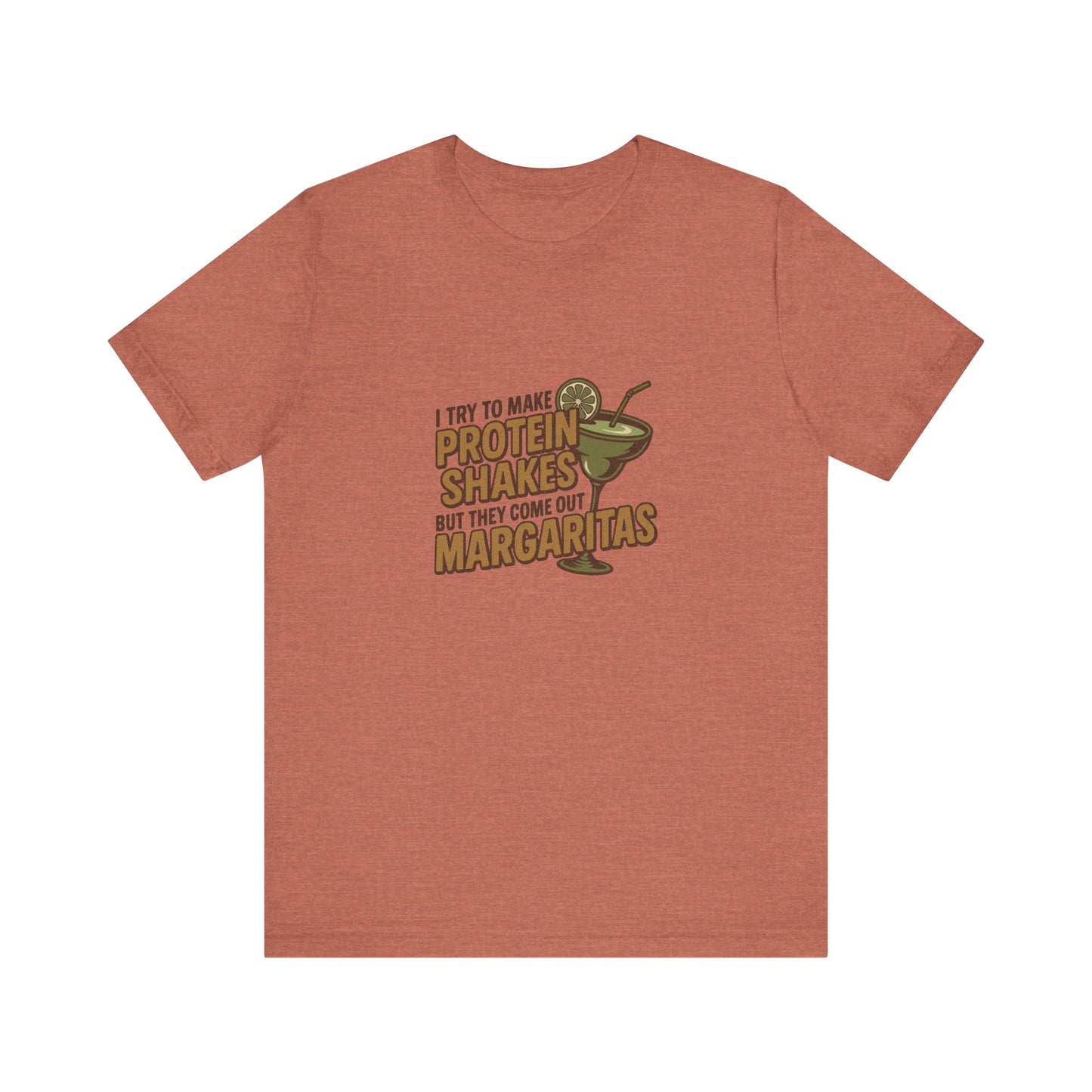 Protein Shakes (Oops, All Margaritas) — Retro Tee (Light)