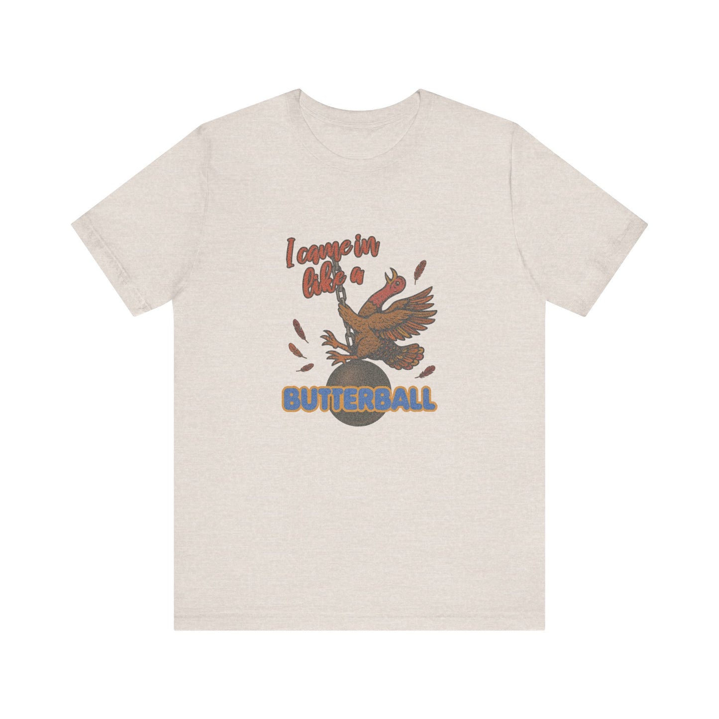 Like a Butterball — Miley Cyrus Thanksgiving Parody Retro Tee (Light)