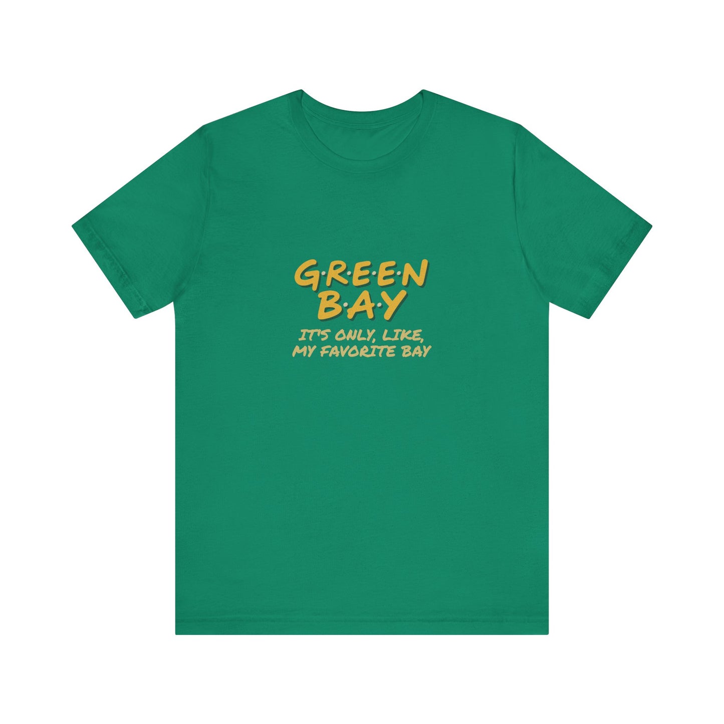 Green Bay (My Favorite Bay) — Phoebe Buffay Football Tee (Dark)