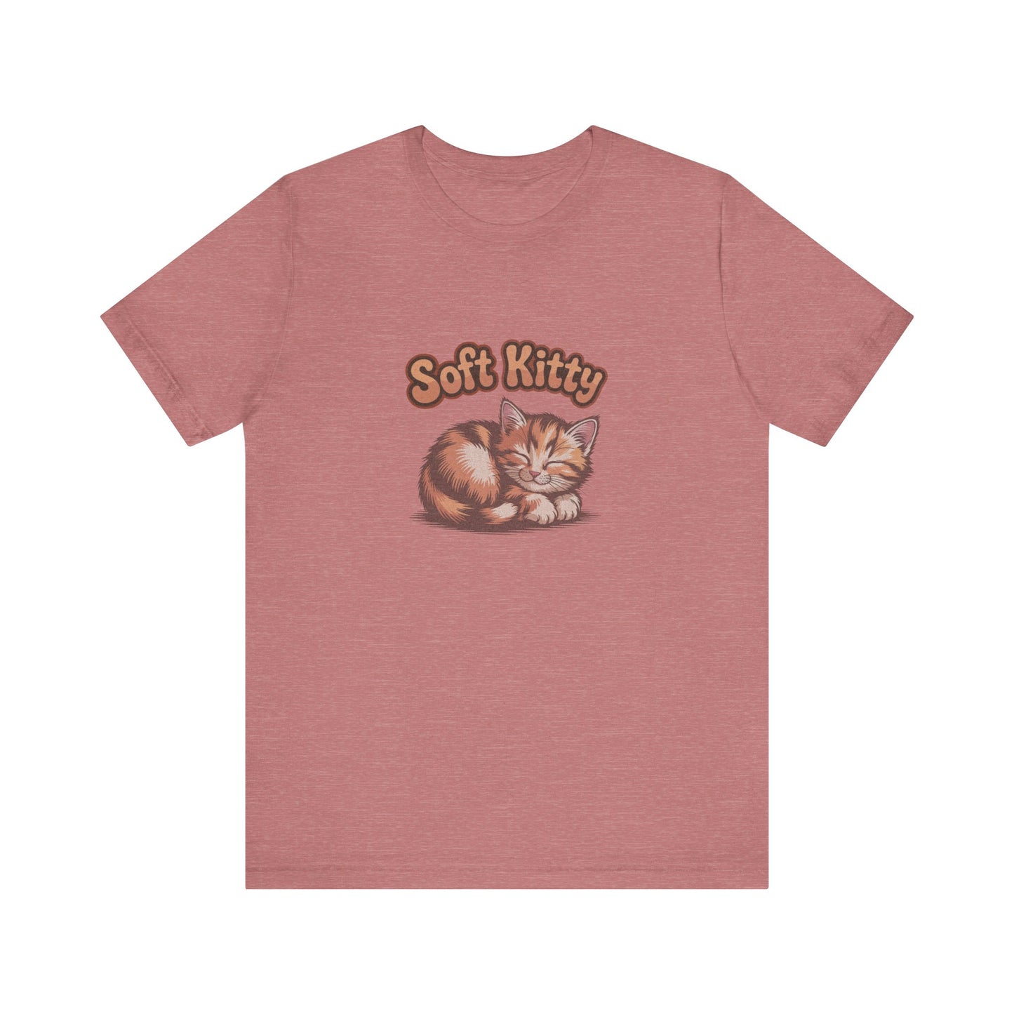 Soft Kitty Sick-Day Lullaby — Big Bang Theory Retro Tee (Light)