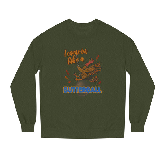 Like a Butterball — Miley Cyrus Thanksgiving Parody Retro Sweatshirt (Dark)