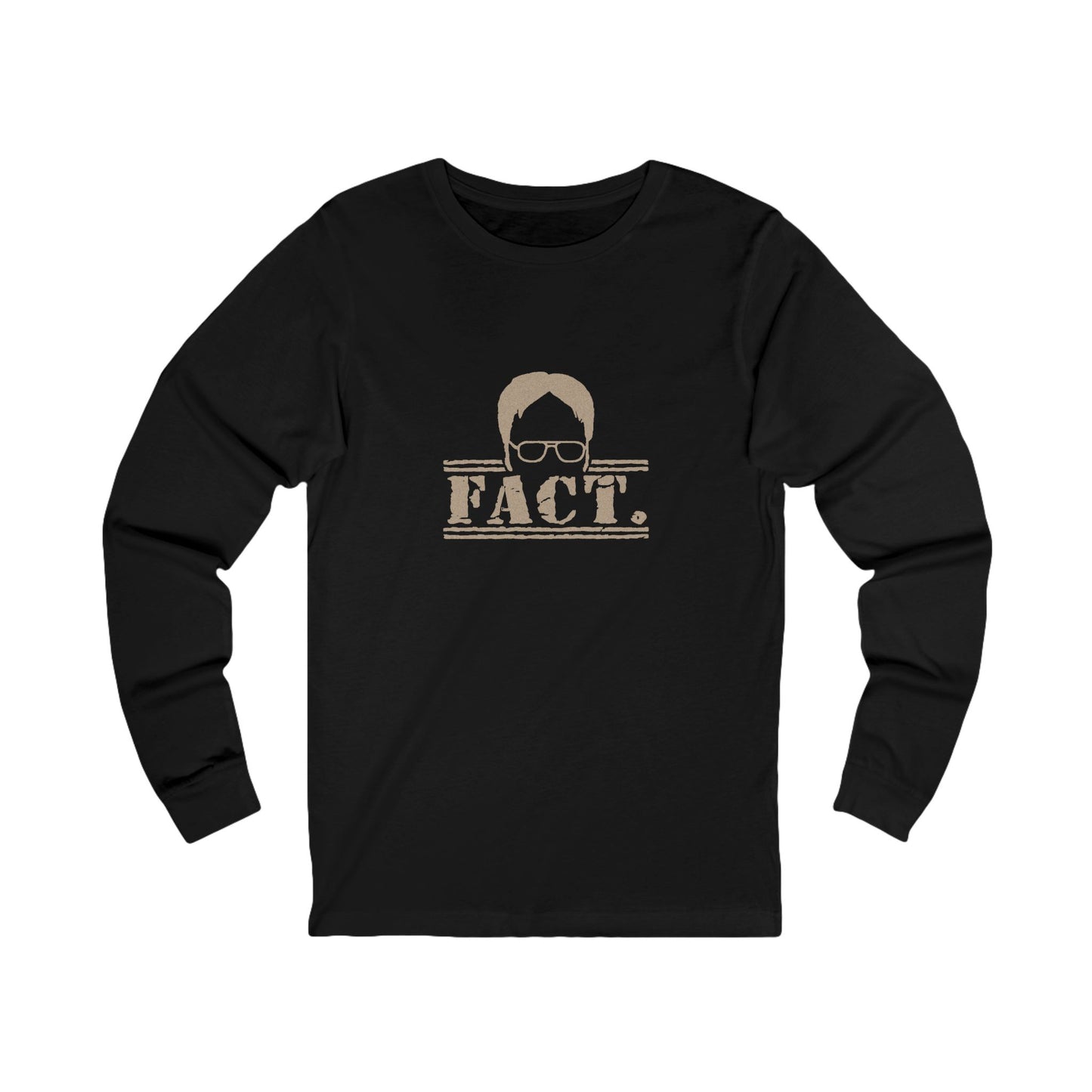 Dwight Schrute FACT. — The Office-Inspired Long Sleeve (Dark)