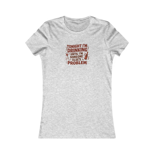 The Problem is Coming From Inside the Bar — Retro Women's Tee (Light)