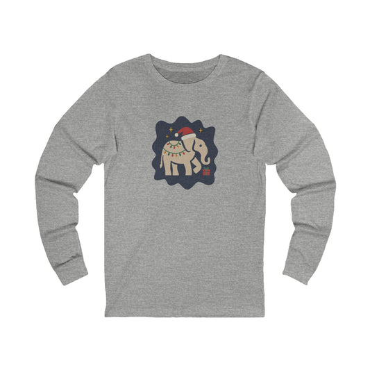 White Elephant Season — Retro Christmas Long Sleeve (Light)