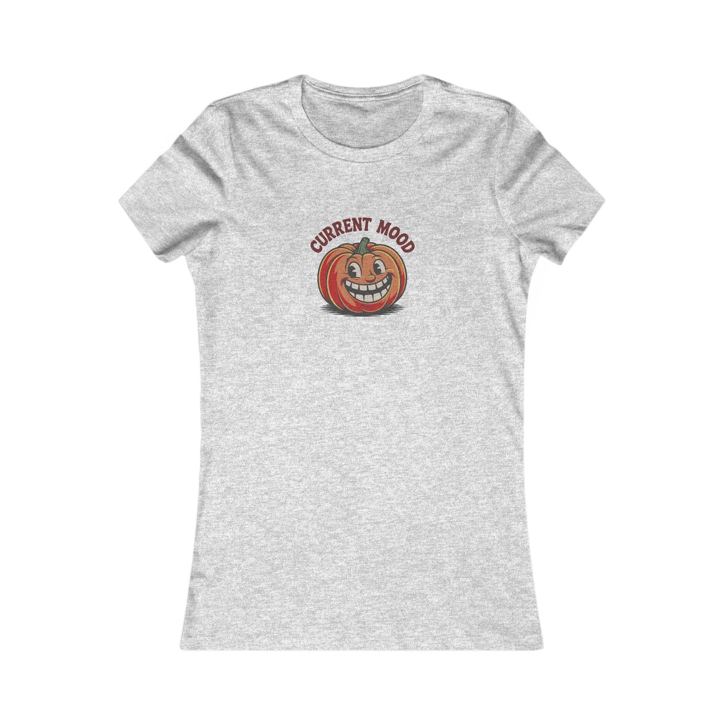 Current Mood (Toothy Jack) — Retro Halloween Women's Tee (Light)