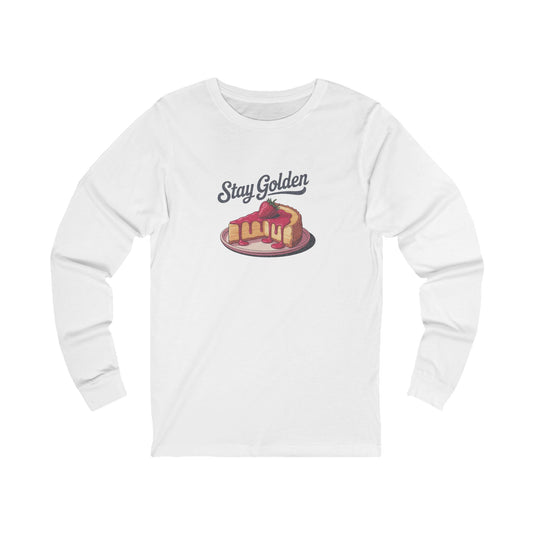 Stay Golden — Retro Cheesecake Graphic Long Sleeve (Light)