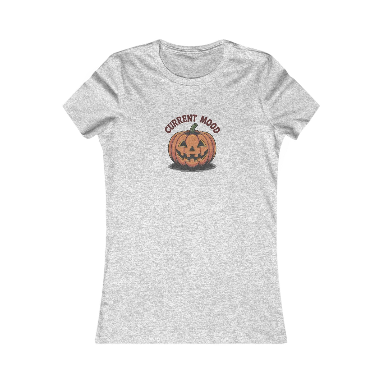Current Mood (Vintage Jack) — Retro Halloween Women's Tee (Light)