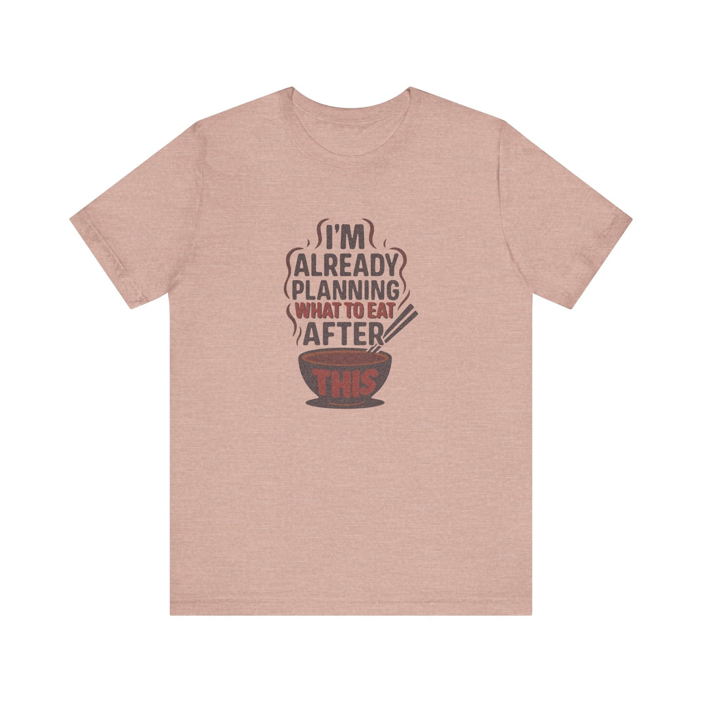 Planning What to Eat After This — Retro Foodie Tee (Light)
