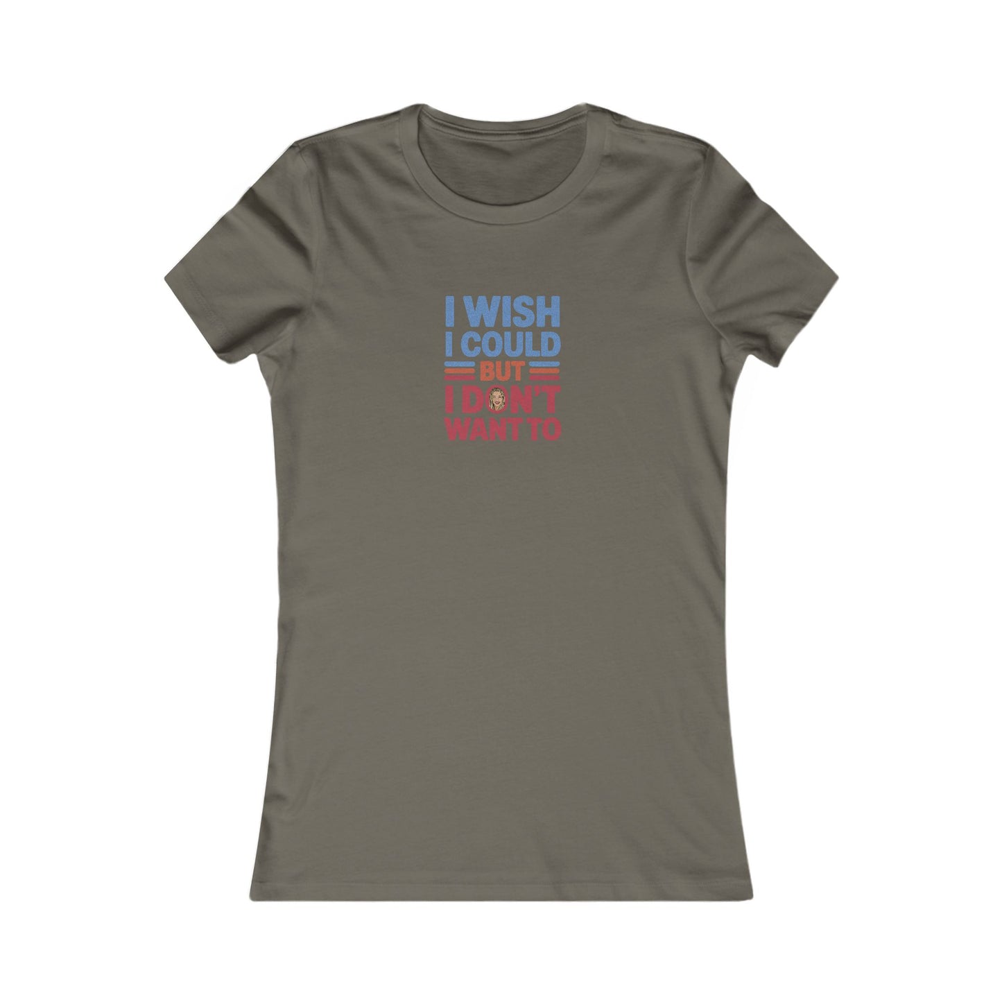 I Wish I Could, But I Don't Want To — Phoebe Buffay Women's Tee (Dark)