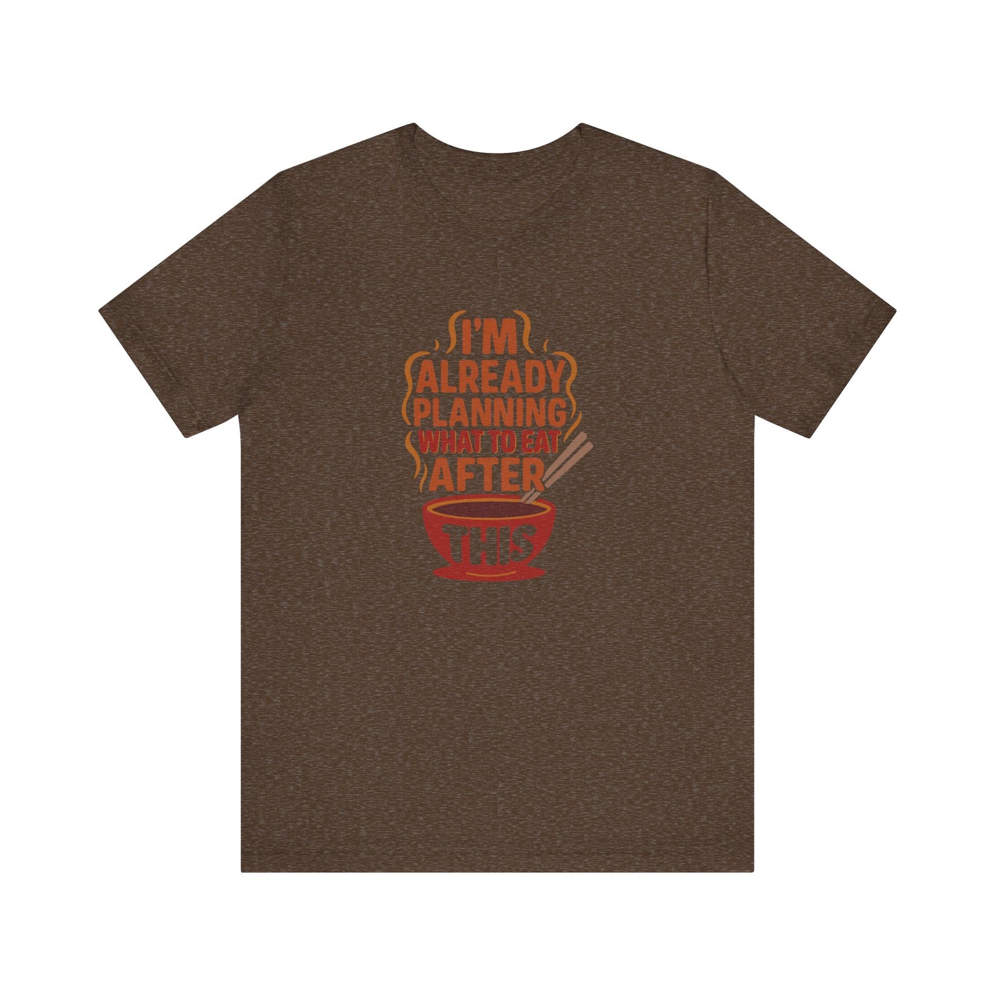 Planning What to Eat After This — Retro Foodie Tee (Dark)