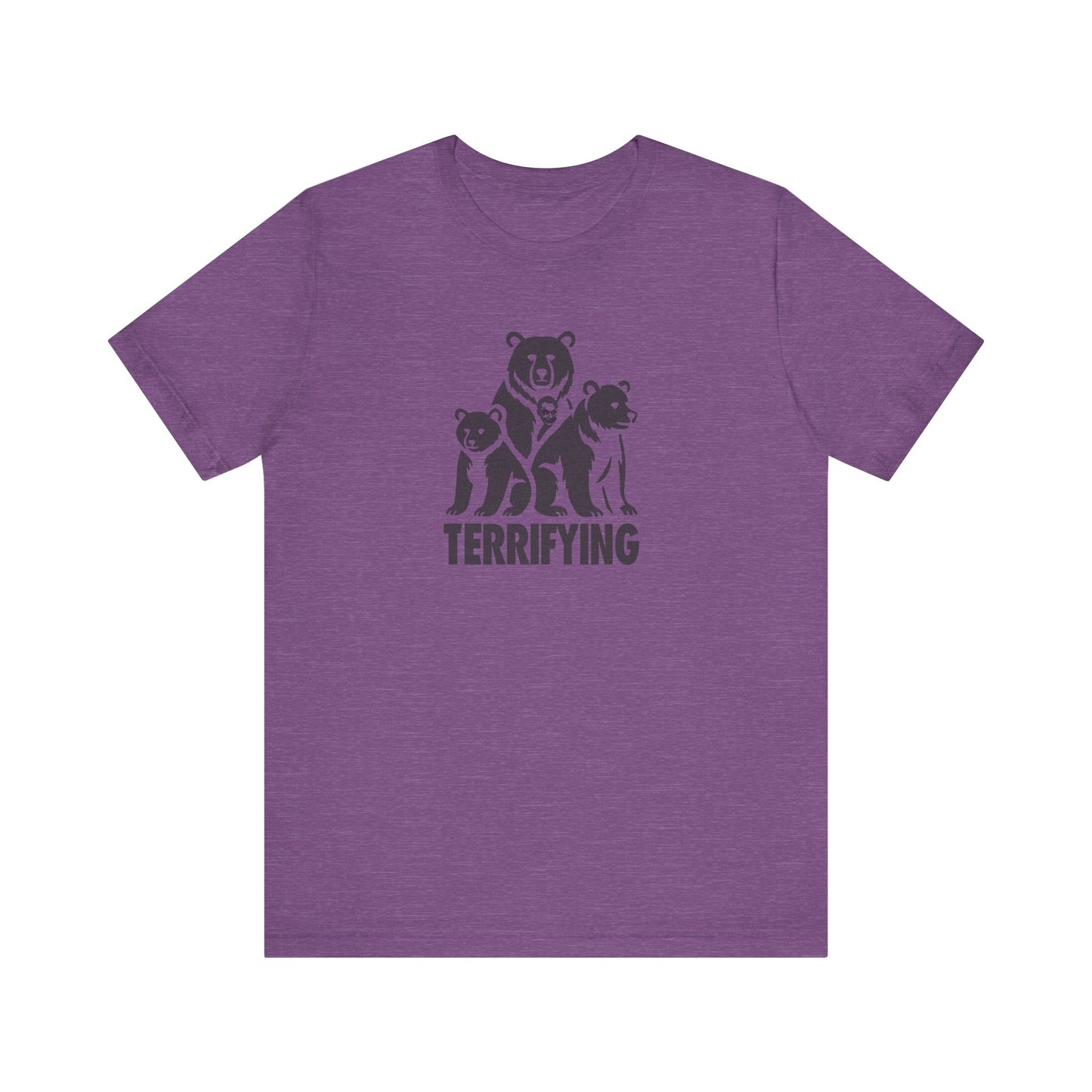 Bears Are Terrifying — Retro Silhouette Tee (Light)