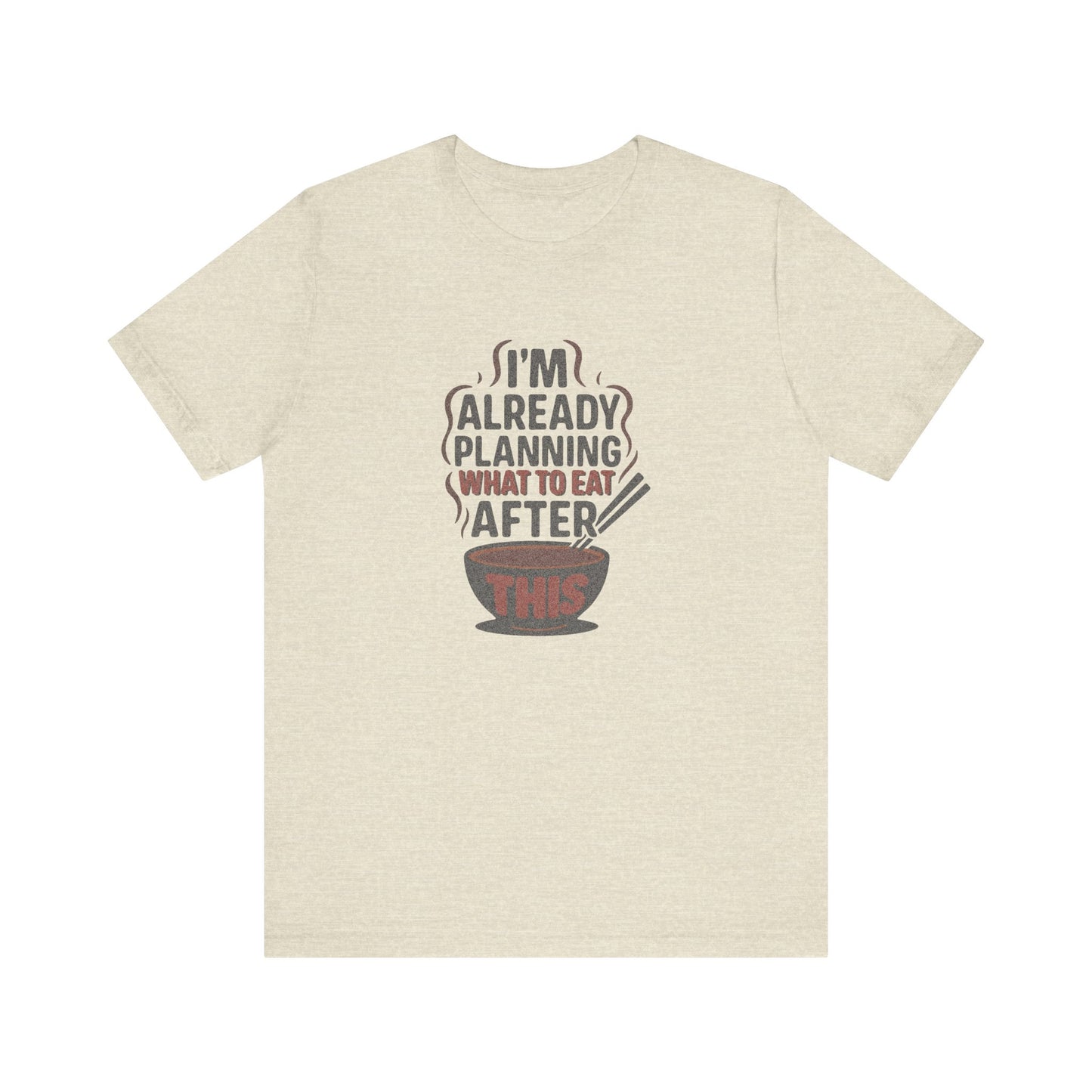 Planning What to Eat After This — Retro Foodie Tee (Light)