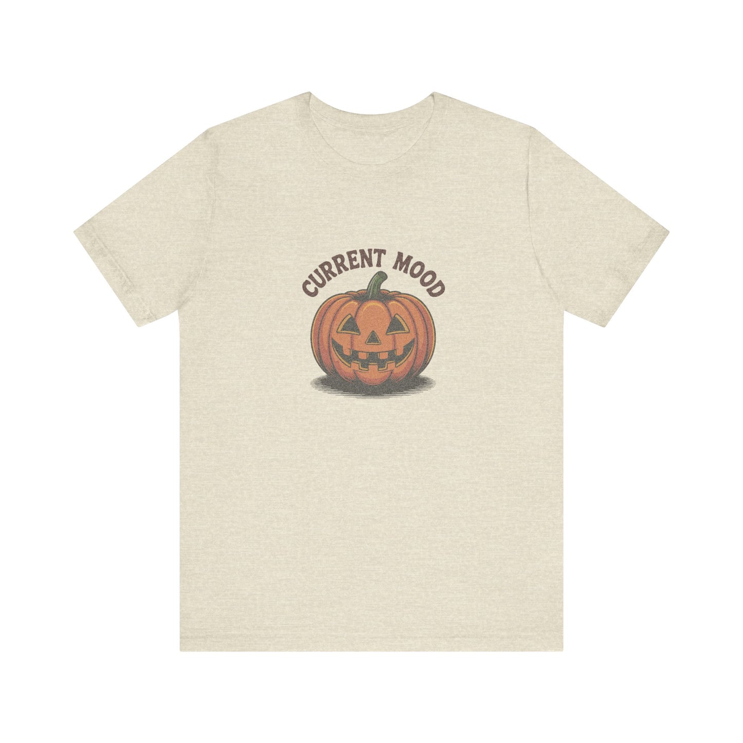 Current Mood (Vintage Jack) — Retro Halloween Tee (Light)