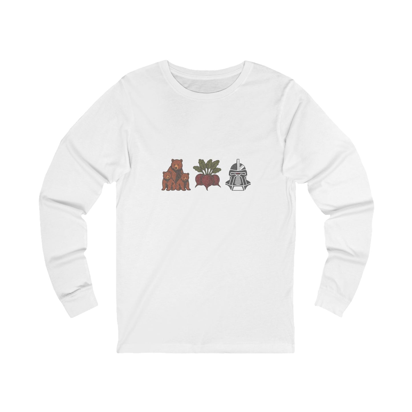 Bears, Beets, Battlestar (Icons) — Retro Long Sleeve (Light)