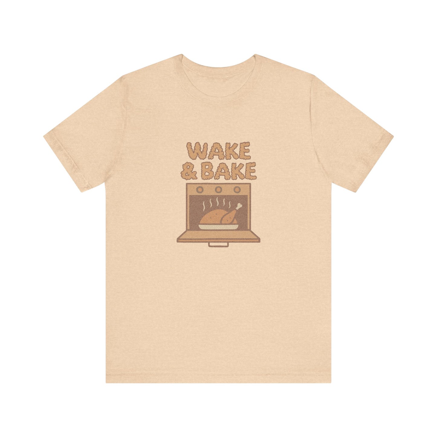 Wake & Bake — Retro Thanksgiving Turkey Tee (Light)