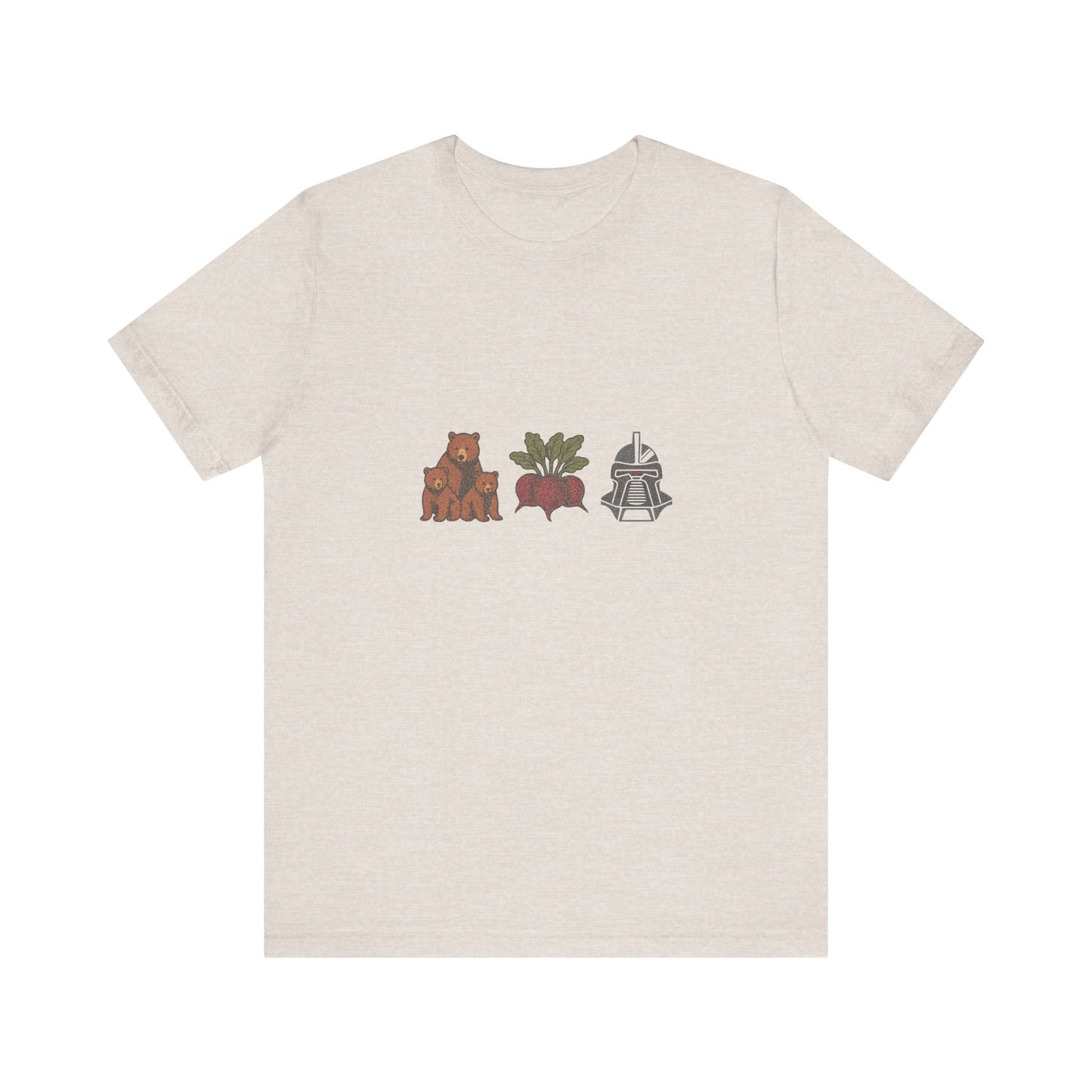 Bears, Beets, Battlestar (Icons) — Retro Tee (Light)