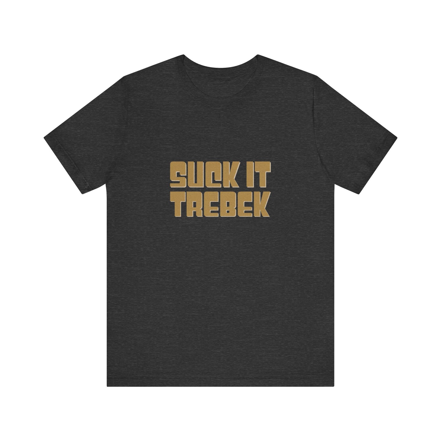 Suck It Trebek — SNL Celebrity Jeopardy Sketch Retro Tee (Dark)