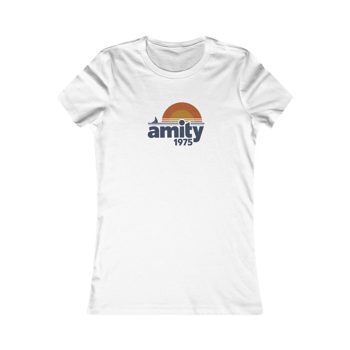 Amity Island 1975 — Jaws-Inspired Retro Women's Tee (Light)
