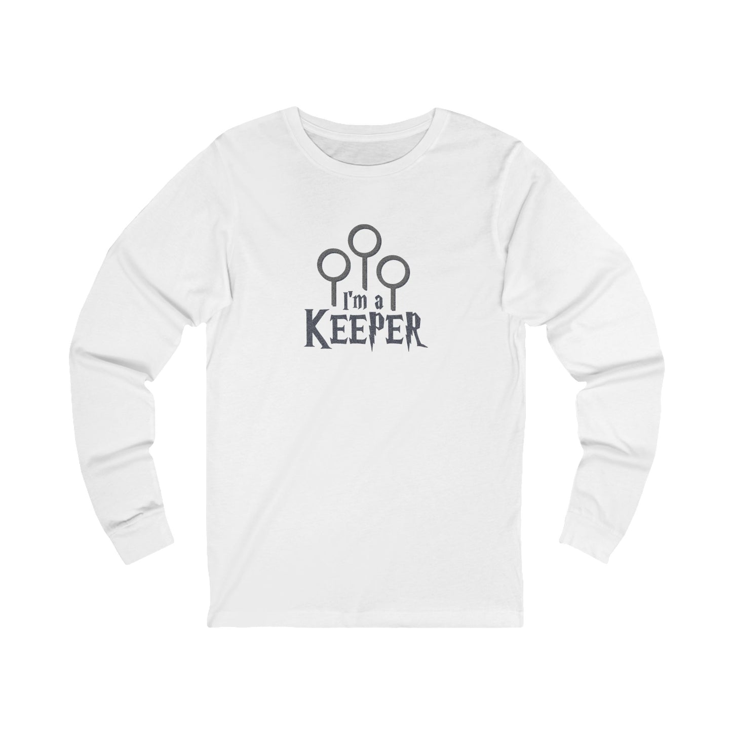 I’m a Keeper — Harry Potter Quidditch Retro Long Sleeve (Light)
