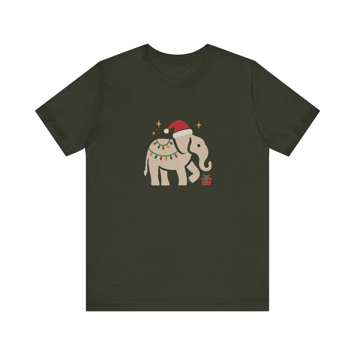 White Elephant Season — Retro Christmas Graphic Tee (Dark)