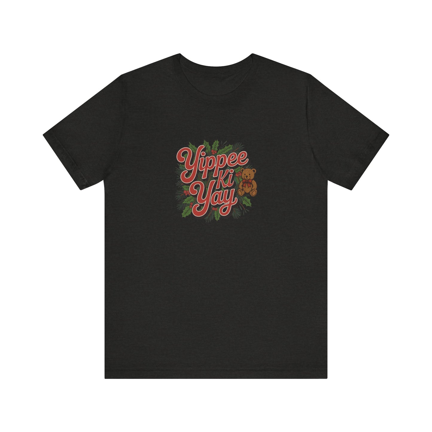 Yippee Ki Yay — Die Hard Retro Christmas Tee (Dark)