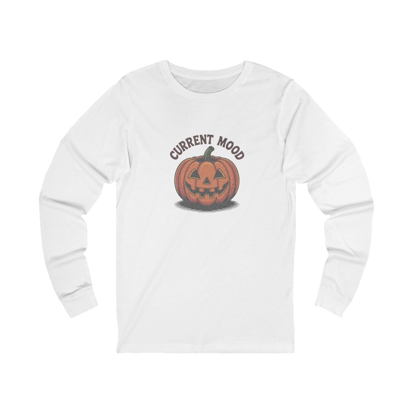 Current Mood (Vintage Jack) — Retro Halloween Long Sleeve (Light)