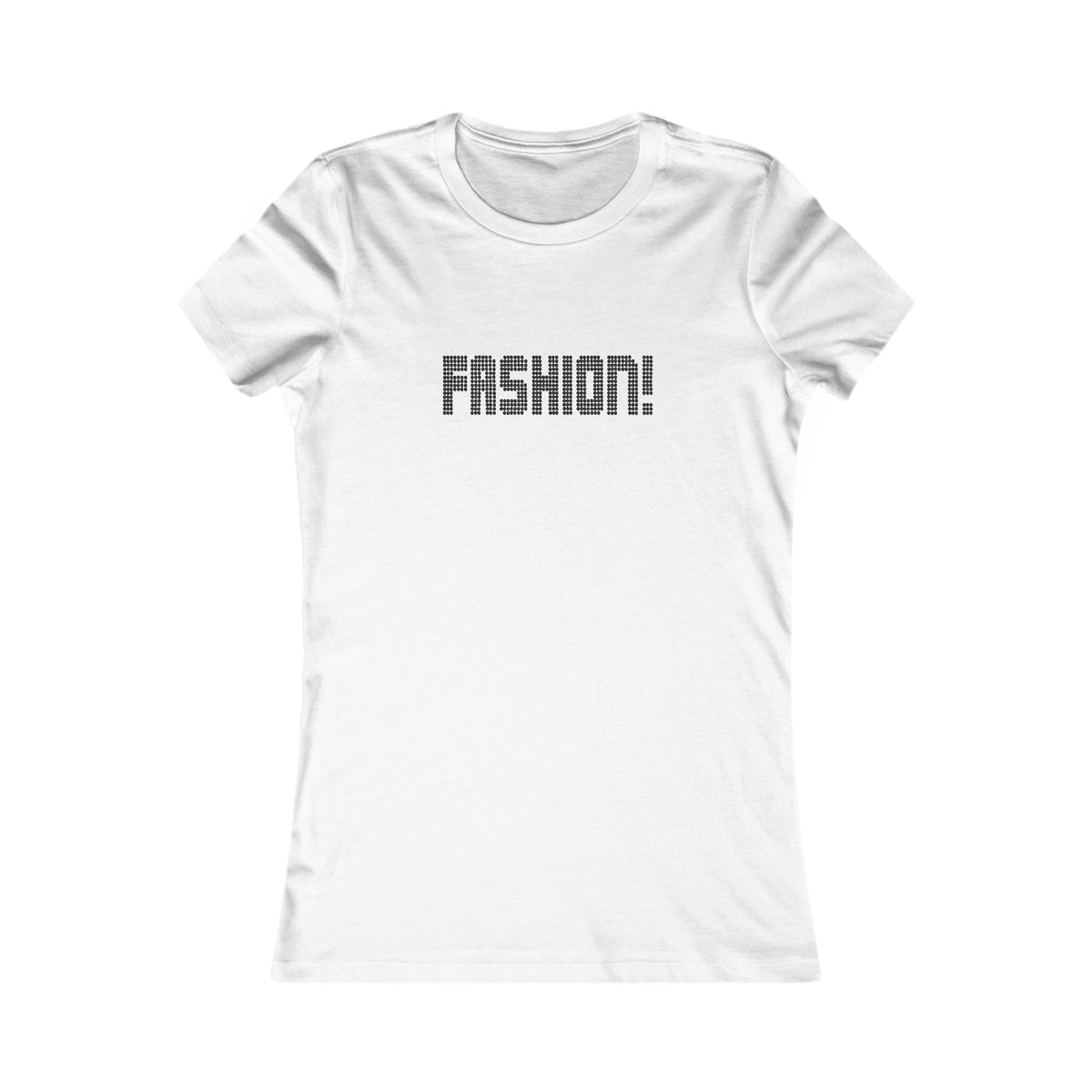 FASHION! — Psych Faux Rhinestones Retro Women's Tee (Light)