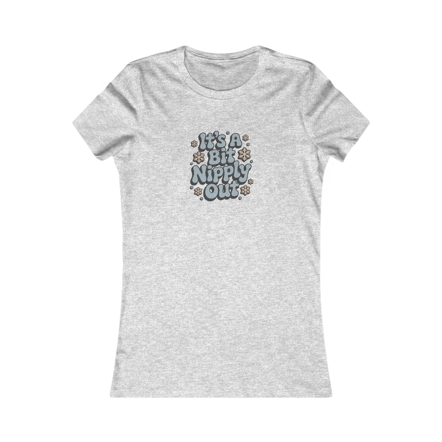 It's a Bit Nipply Out — Christmas Vacation Retro Women's Tee (Light)