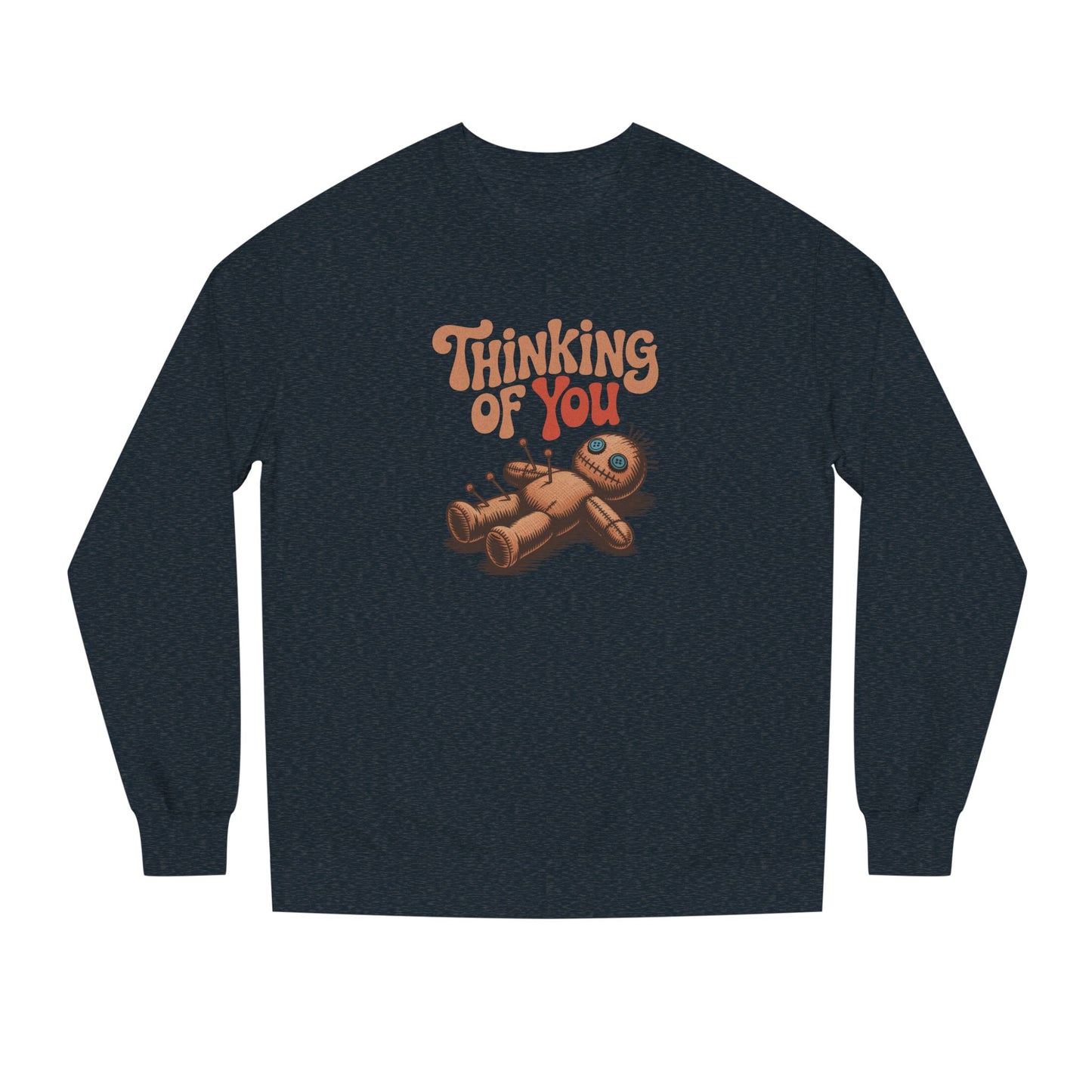 The Voodoo That You Do, So Well — Retro Voodoo Doll Sweatshirt (Dark)