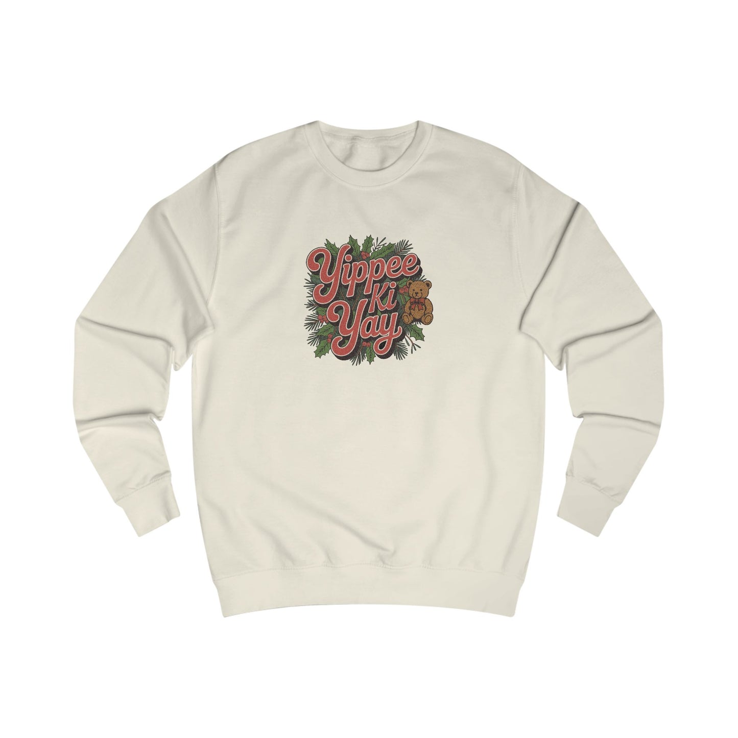 Yippee Ki Yay — Die Hard Retro Christmas Sweatshirt (Light)